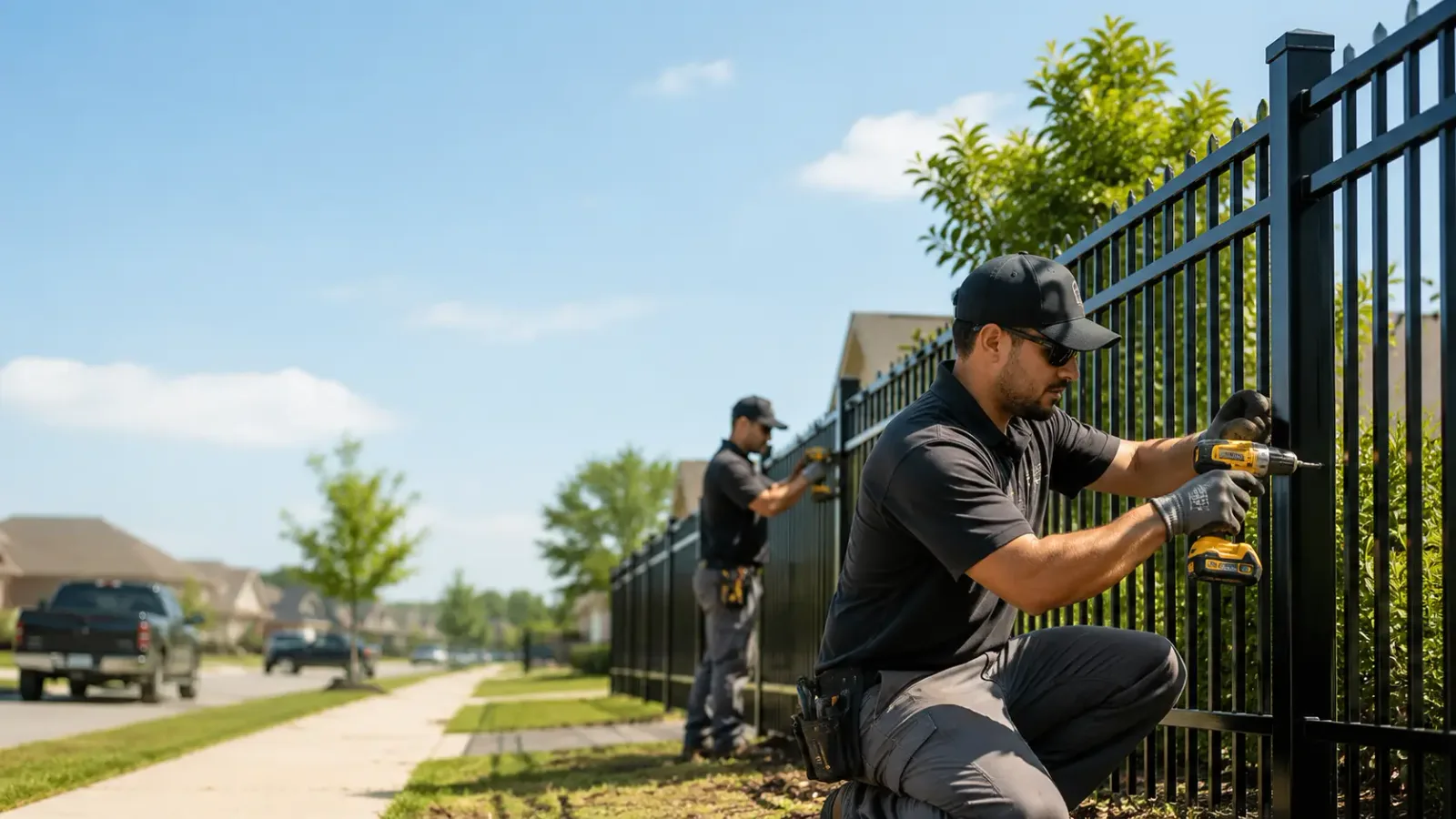Metal Fence Installation in Lakeville, MA